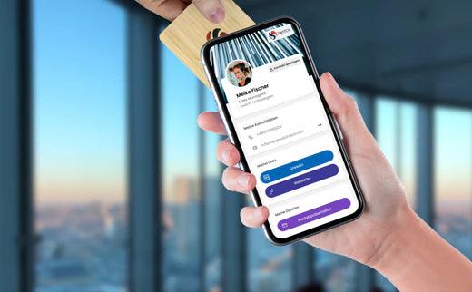 Die digitale Visitenkarte: Vergleich mit der gängigen Papiervisitenkarte