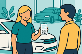 Tarjeta de visita en el comercio del automóvil: la solución digital para más clientes