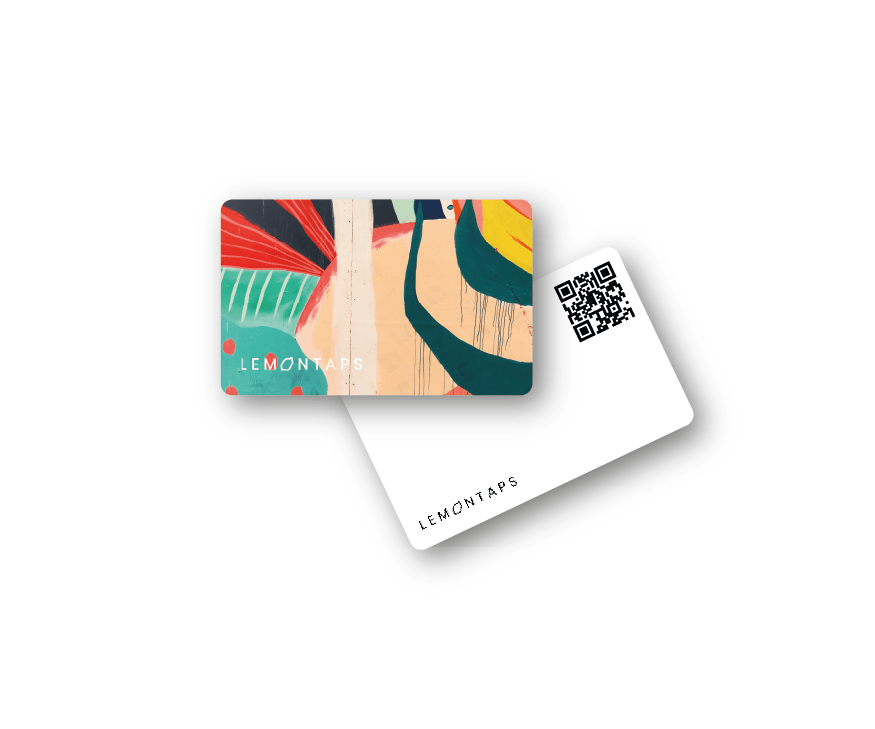 NFC Plastic Card  Sample Card - Lemontaps