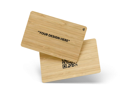 Die digitale Visitenkarte aus Holz
