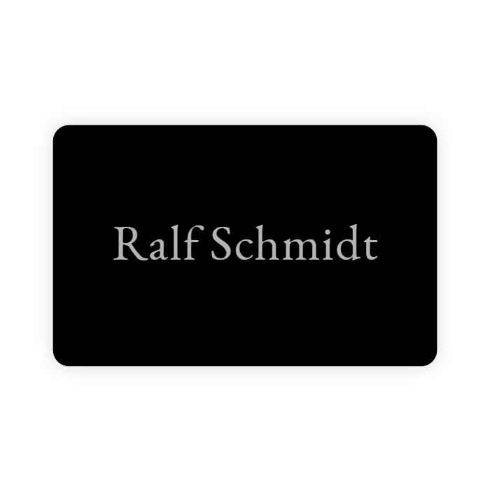 Metal NFC business card (personalized)