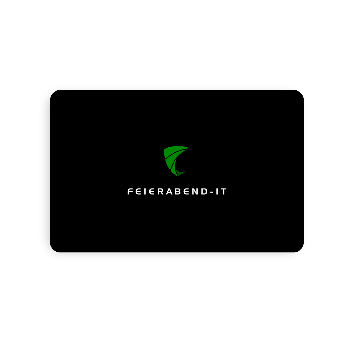 Carte de visite NFC en plastique (personnalisée)
