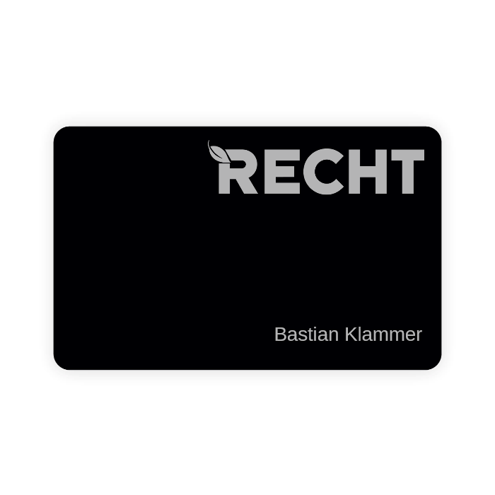 NFC-Visitenkarte aus Metall