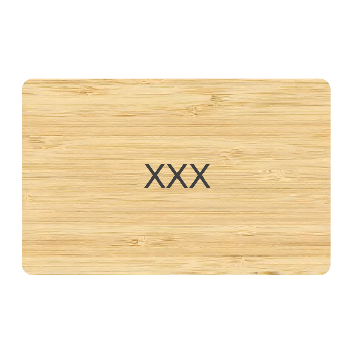 NFC-Visitenkarte aus Holz (Personalisiert)