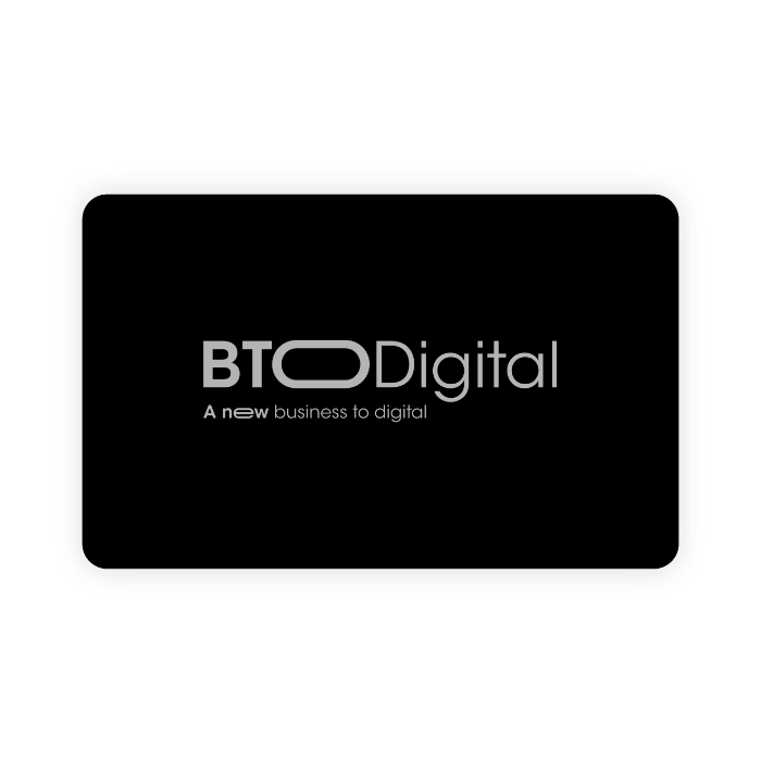 Metal NFC business card (personalized)