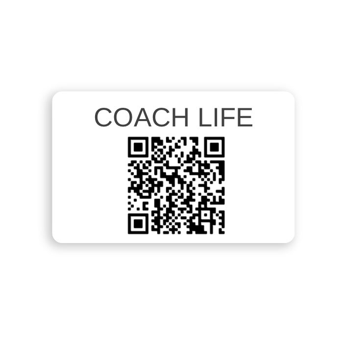 NFC business card made of plastic (personalized)