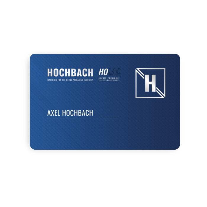 NFC-Visitenkarte aus Kunststoff