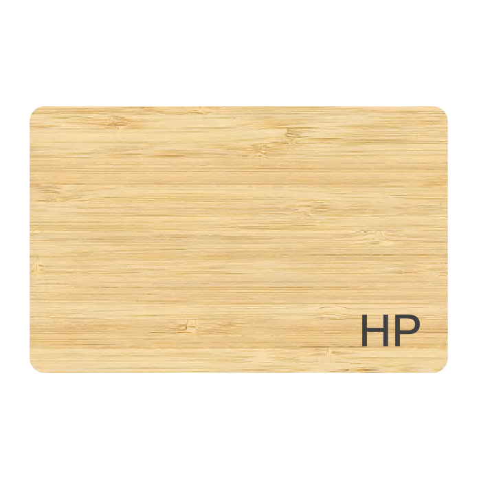 Wooden NFC business card