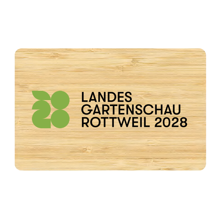 NFC business card made of wood (personalized)