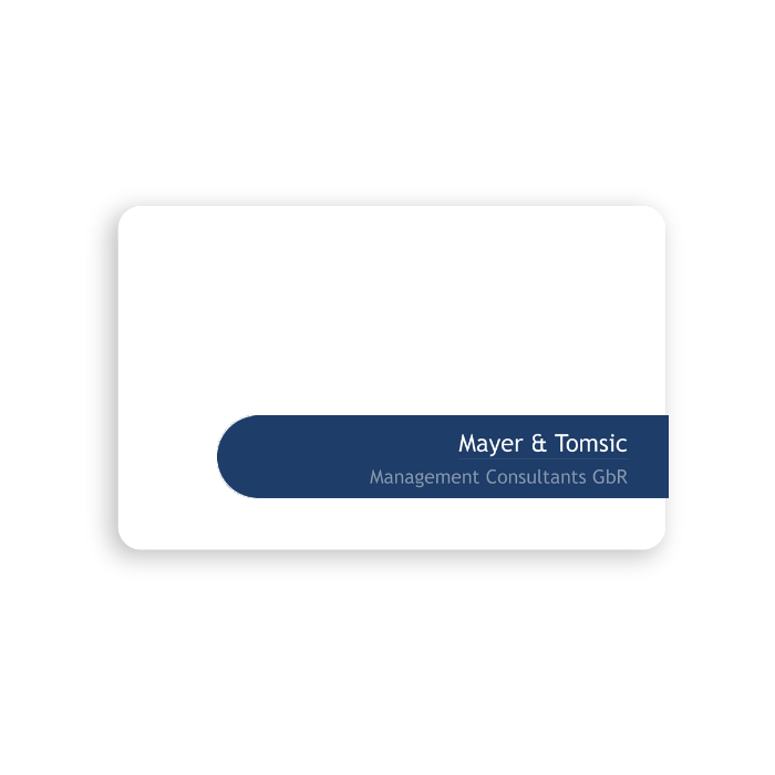 Plastic NFC business card