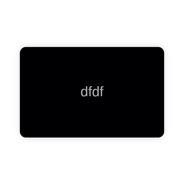 Metal NFC business card (personalized)