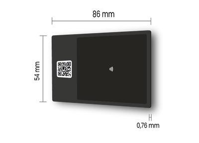NFC-Visitenkarte aus Metall