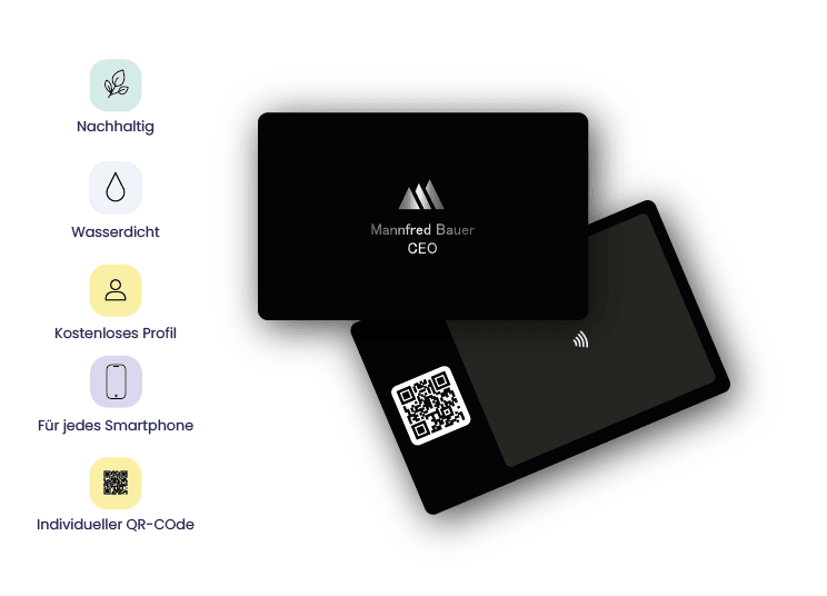 NFC-Visitenkarte aus Metall