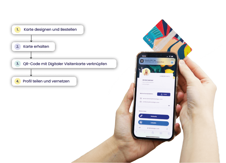 NFC-Visitenkarte aus Metall
