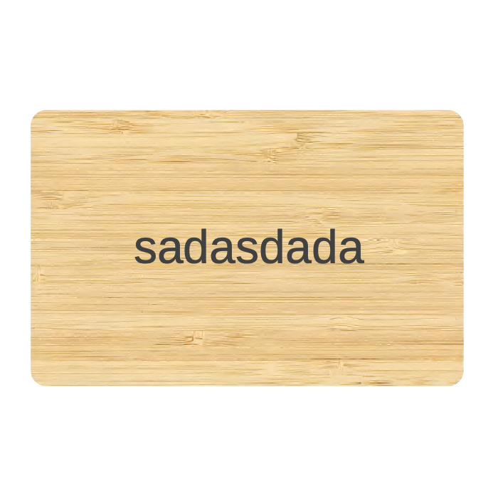 NFC-Visitenkarte aus Holz (Personalisiert)