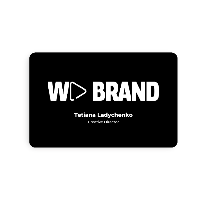 Carte de visite NFC en plastique (personnalisée)