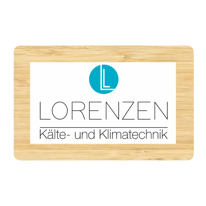 Wooden NFC business card