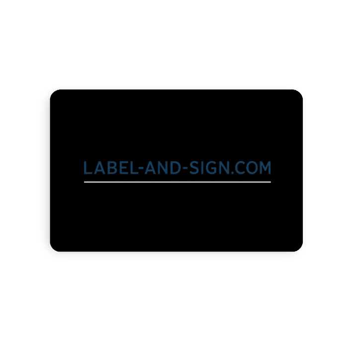 NFC business card made of plastic (personalized)