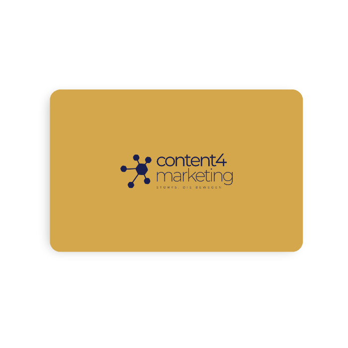 Carte de visite NFC en plastique (personnalisée)