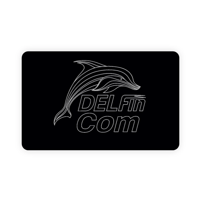 Metal NFC business card (personalized)