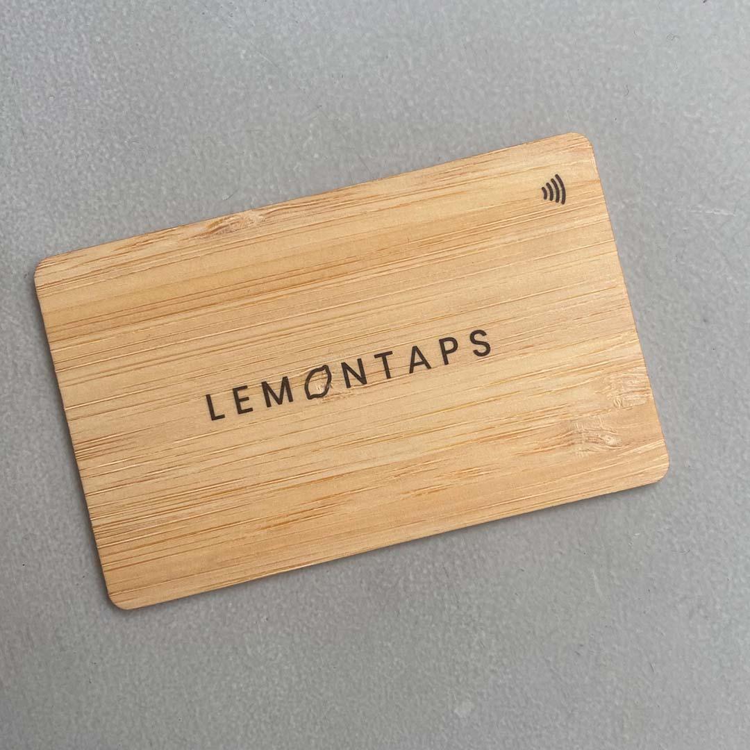 Lemontaps NFC-Holzkarte - Lemontaps