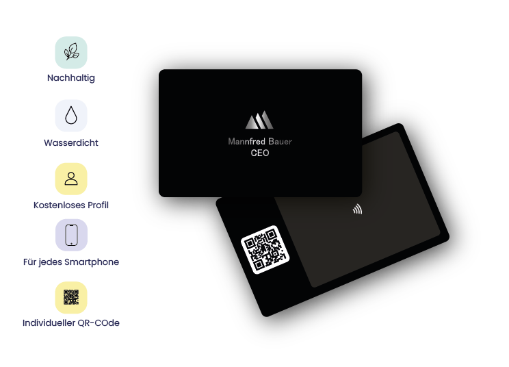 Metal NFC business card