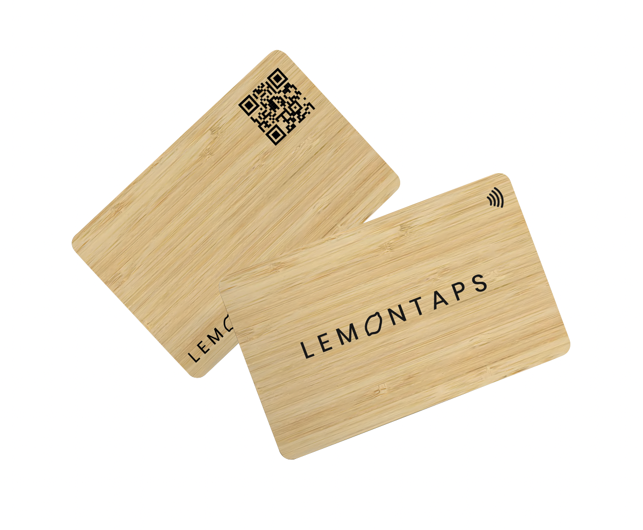 Lemontaps NFC wooden card
