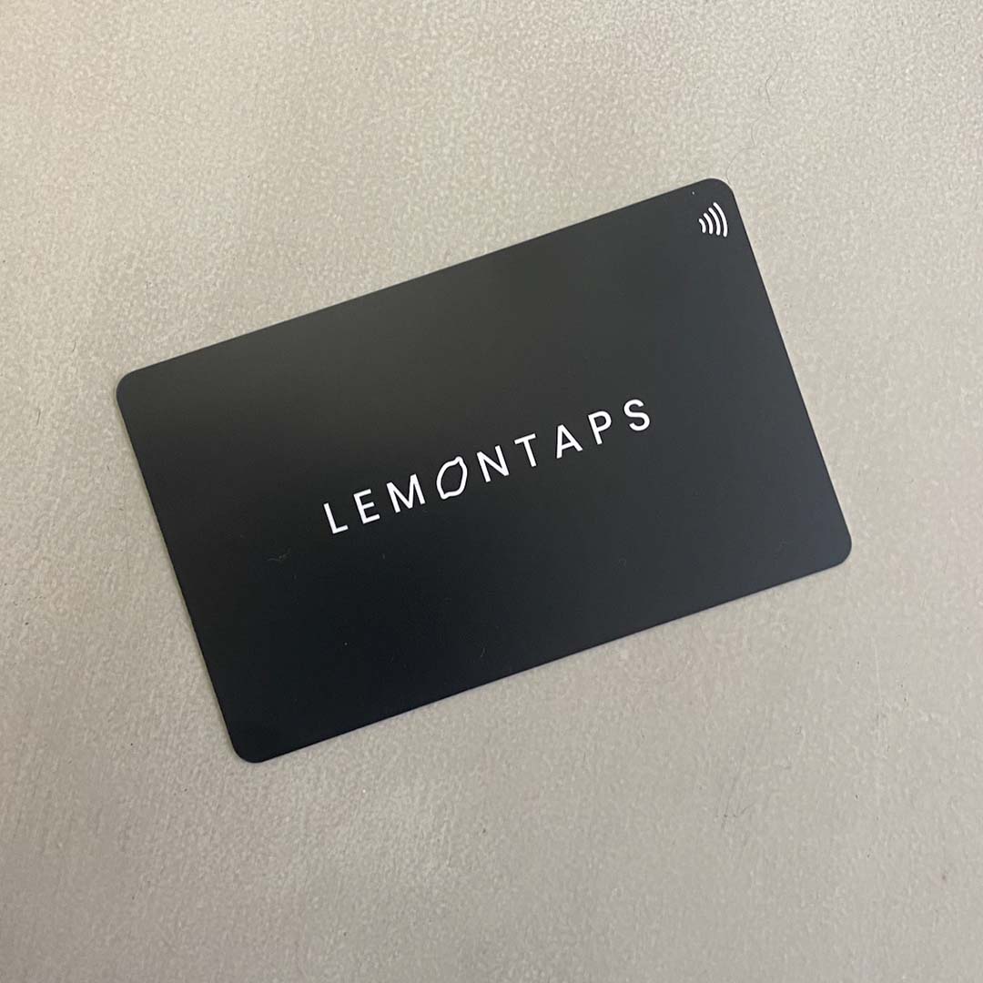 Tarjeta de plástico NFC de Lemontap