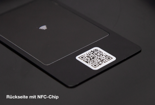 Carte de visite NFC en métal